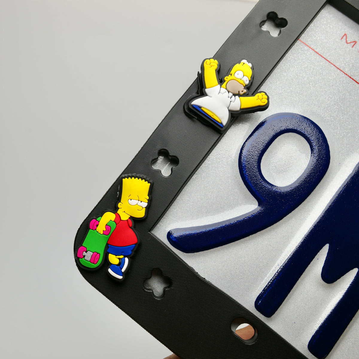 Simpsons License Plate Frame