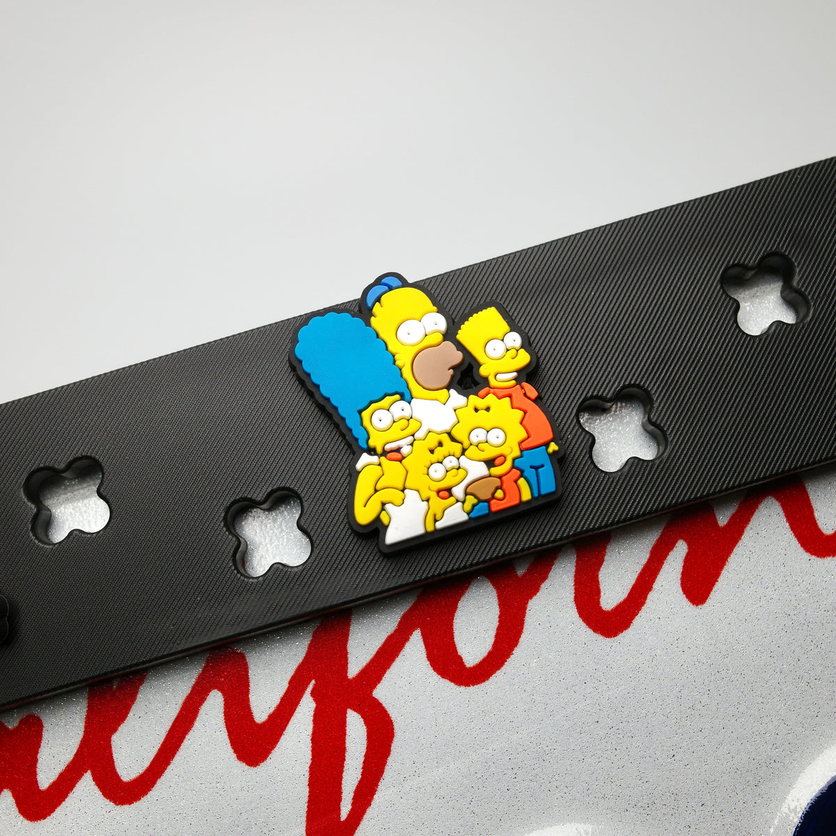 Simpsons License Plate Frame