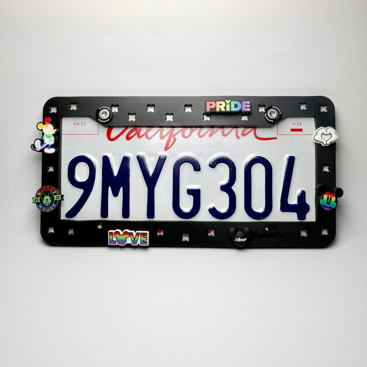 Disney Mickey Mouse Pride up License Plate Frame