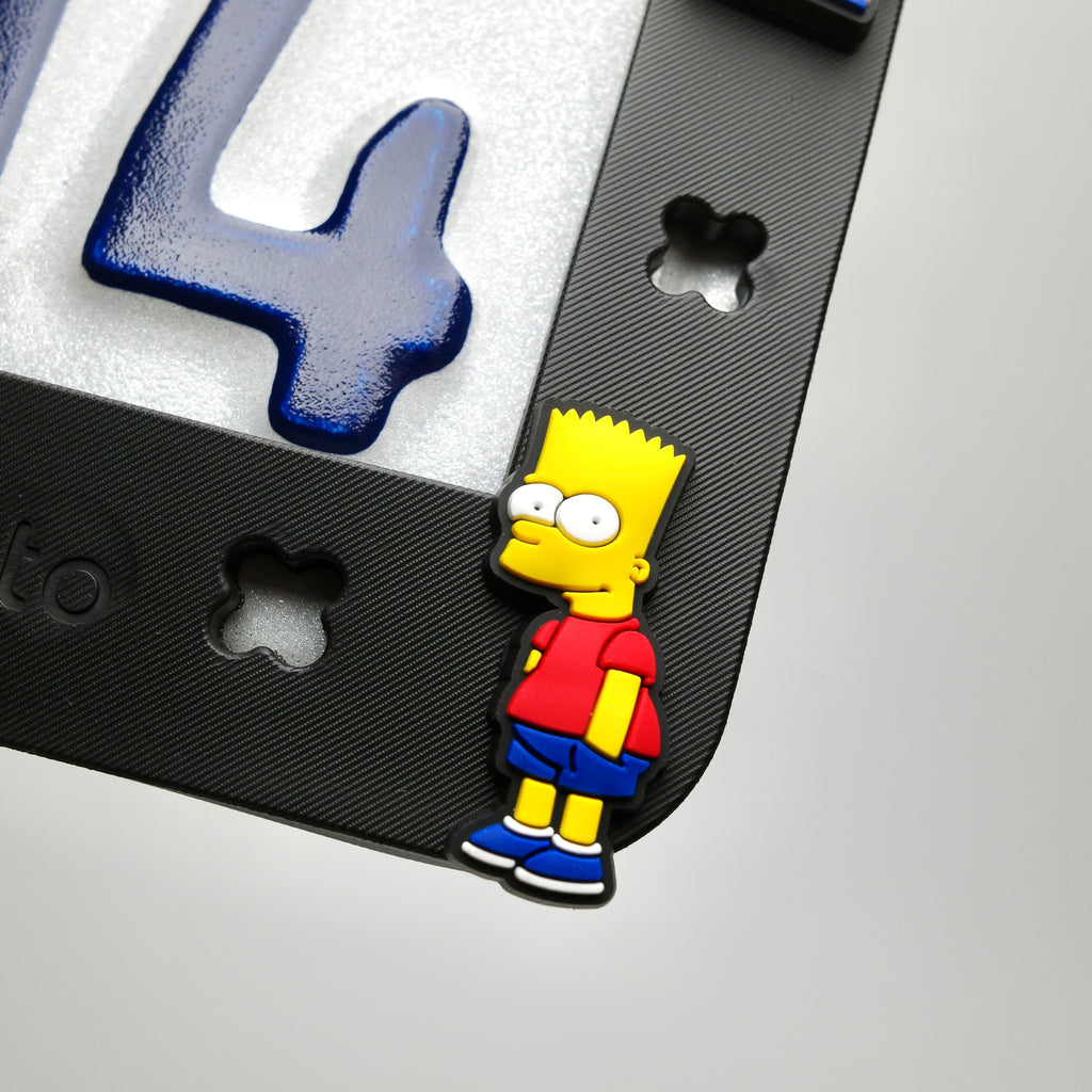 Simpsons License Plate Frame