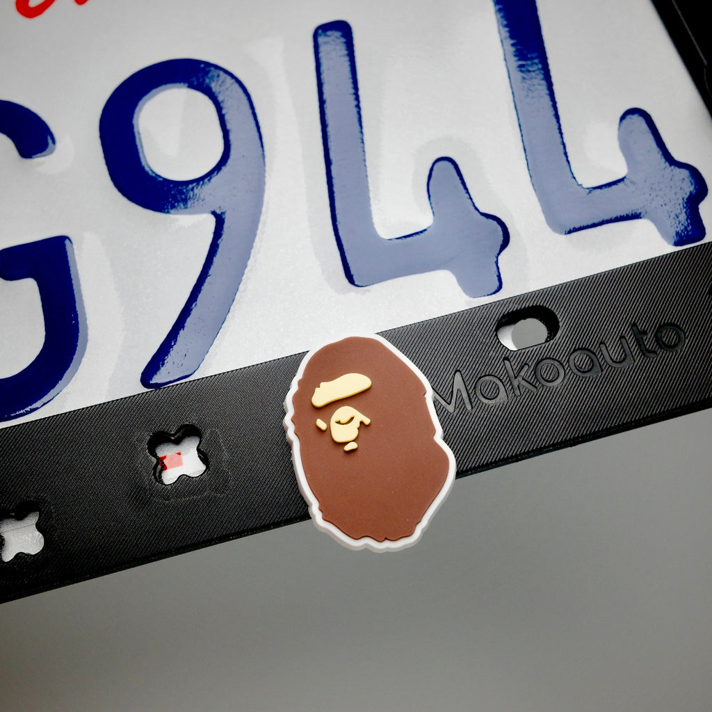 BAPE Black License Plate Frame