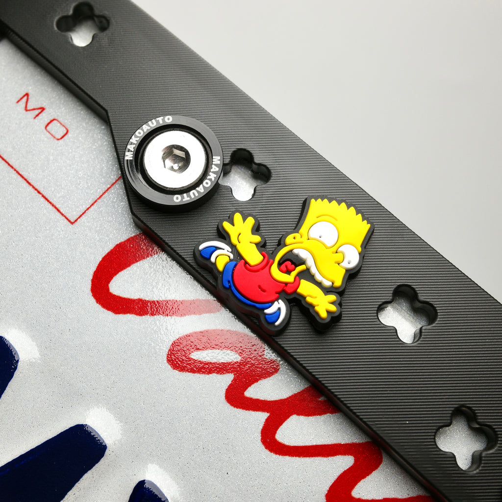 Simpsons License Plate Frame