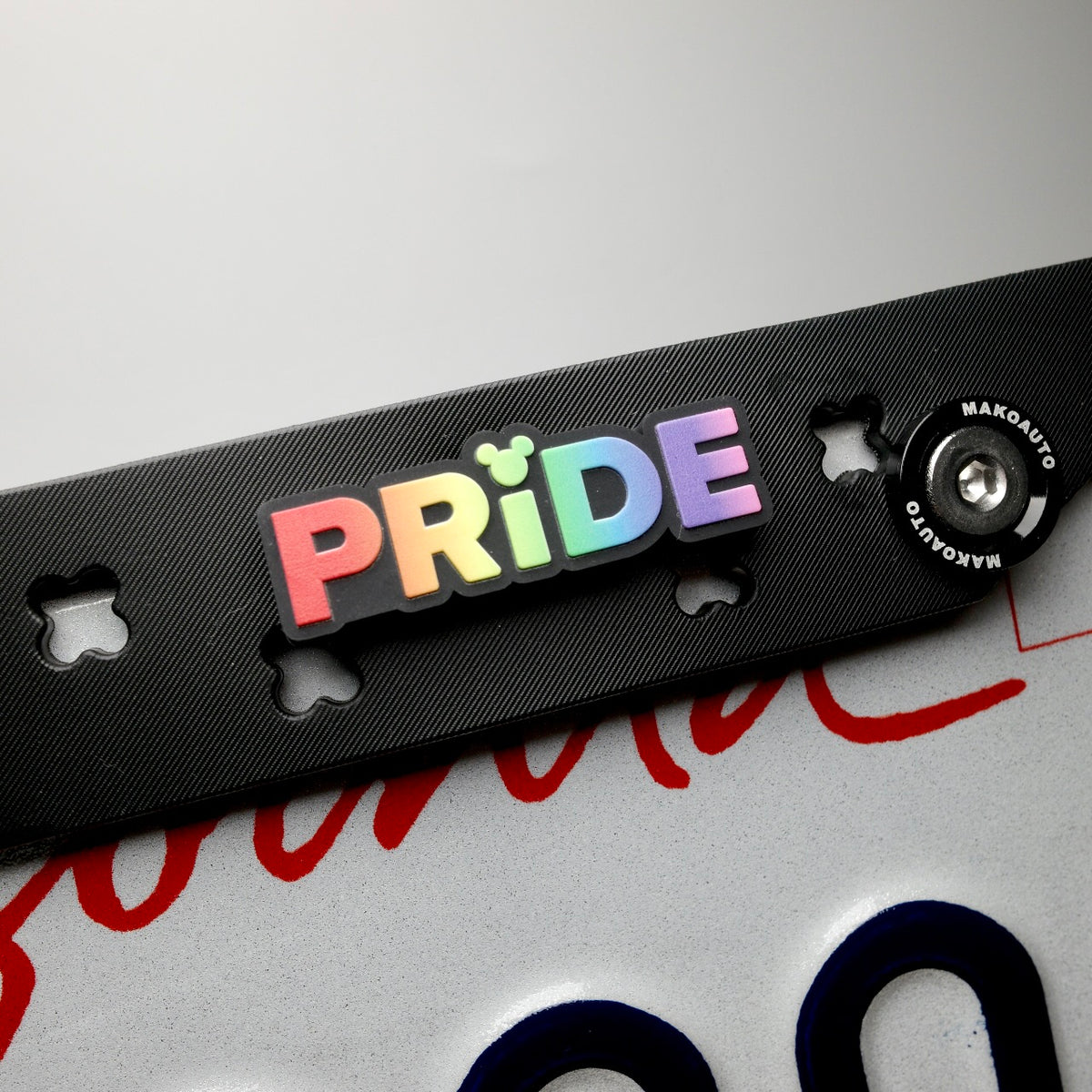 Disney Mickey Mouse Pride up License Plate Frame
