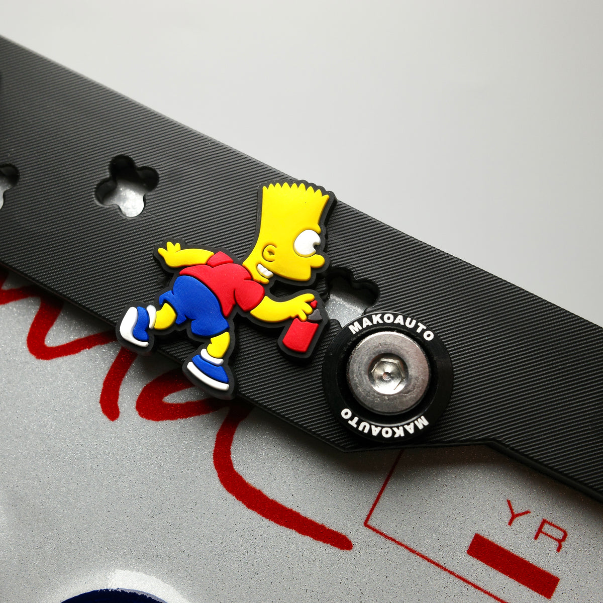Simpsons License Plate Frame