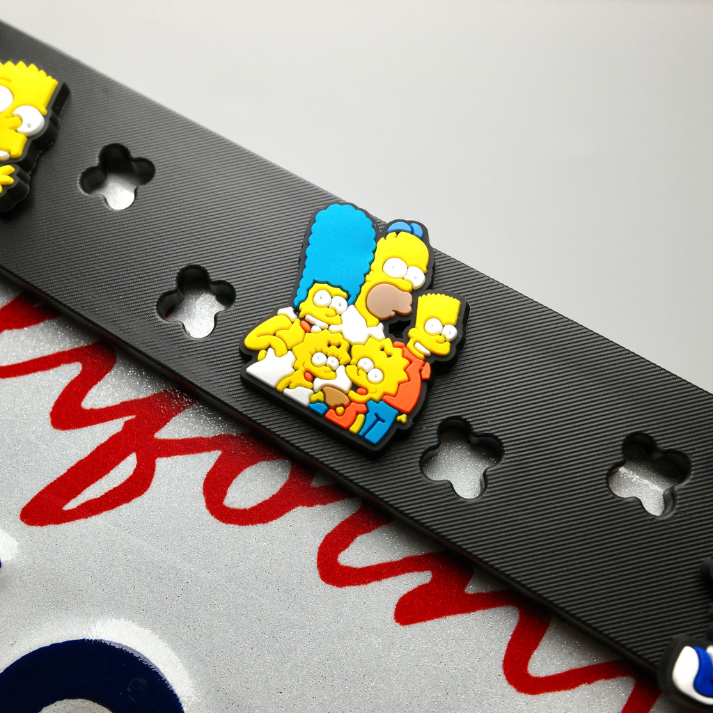 Simpsons License Plate Frame