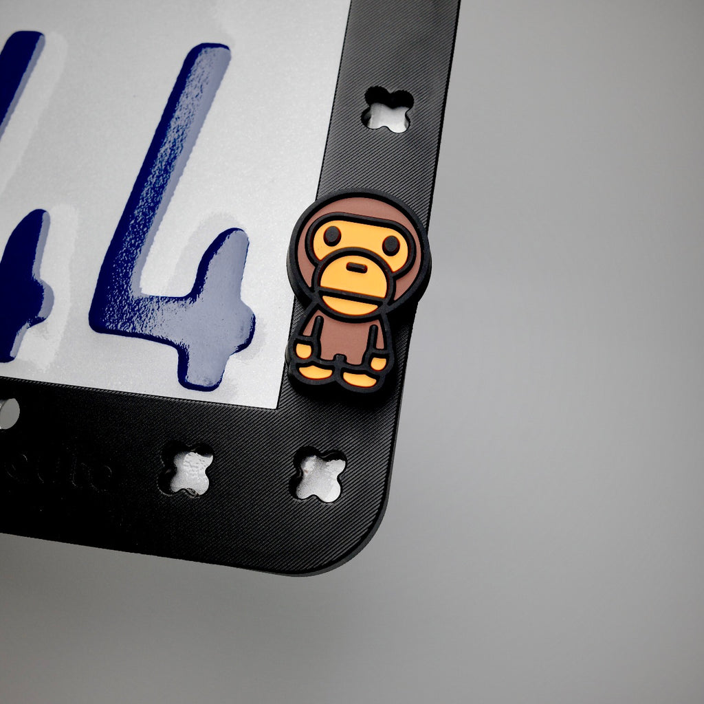 BAPE Black License Plate Frame