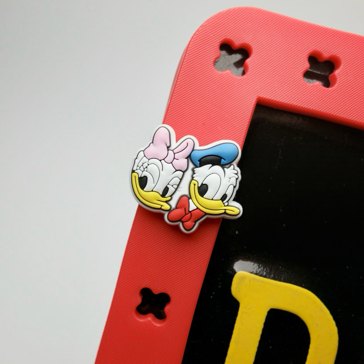 Disney Character Red License Plate Frame