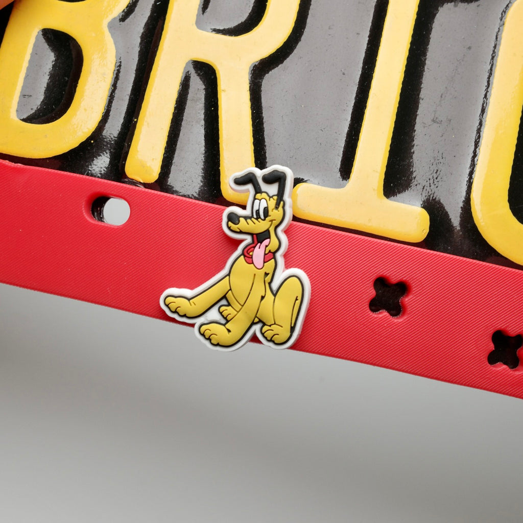 Disney Character Red License Plate Frame