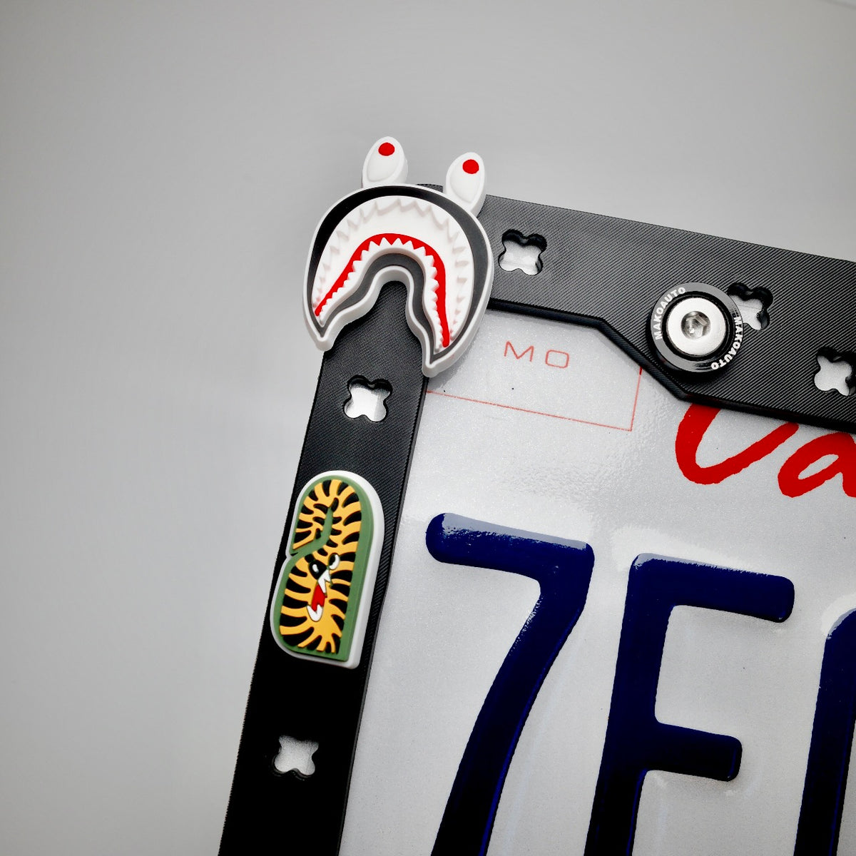 BAPE Black License Plate Frame