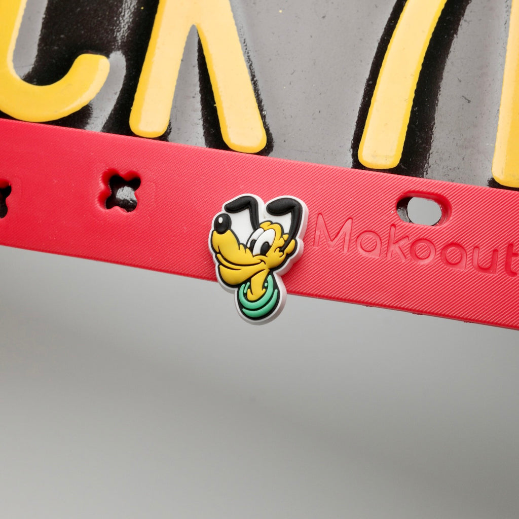 Disney Character Red License Plate Frame