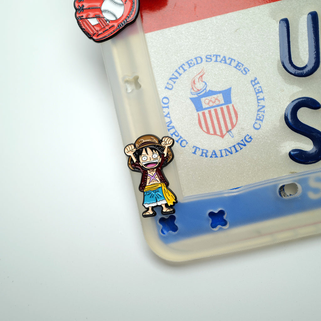 Makoauto "Clear Vibe" DIY License Plate Frame + Charms Bundle