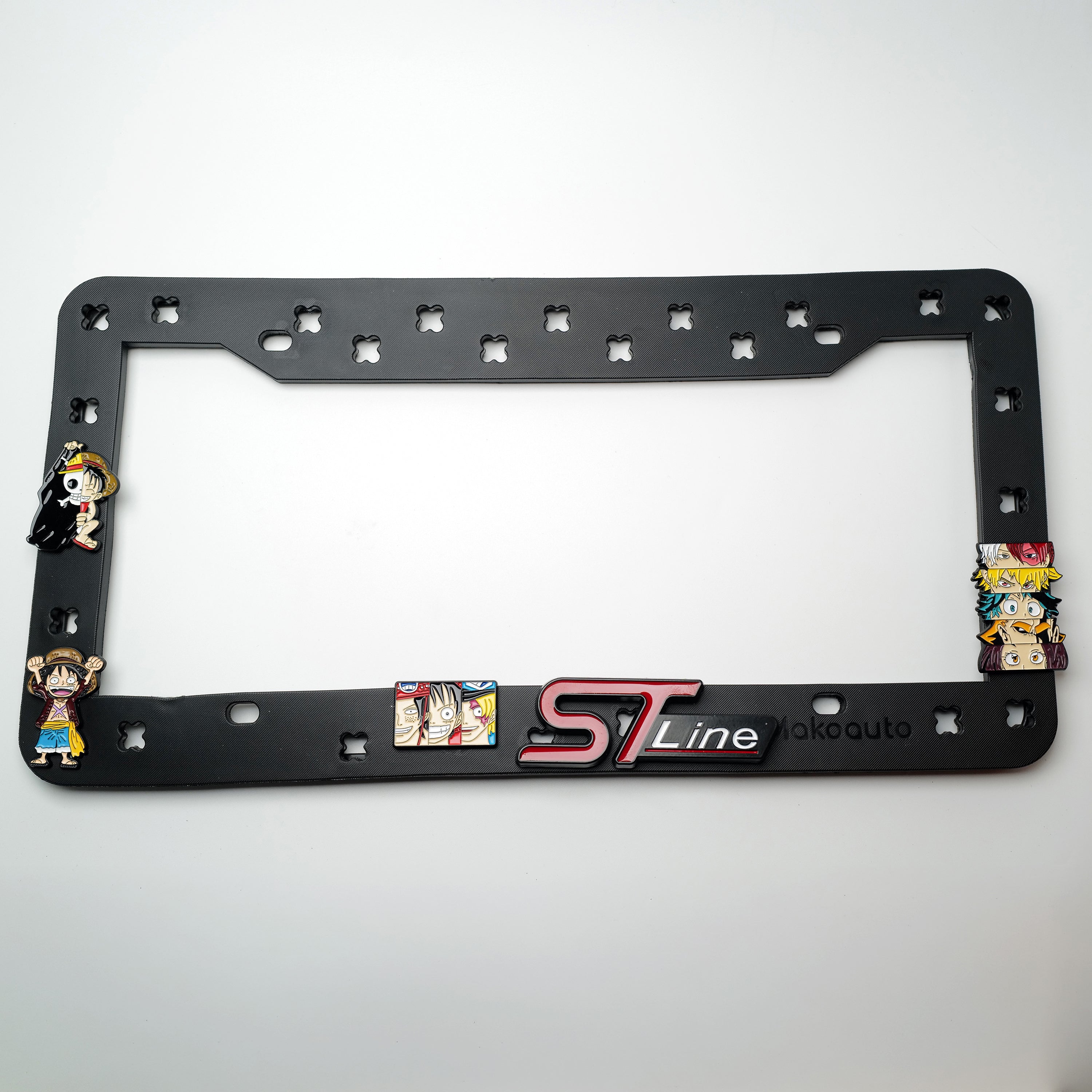 Pirate Anime DIY License Plate Frame