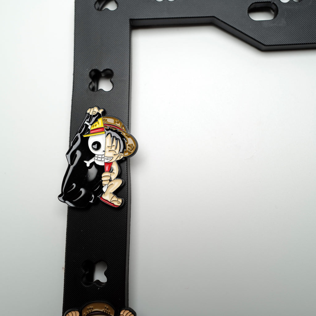 Pirate Anime DIY License Plate Frame