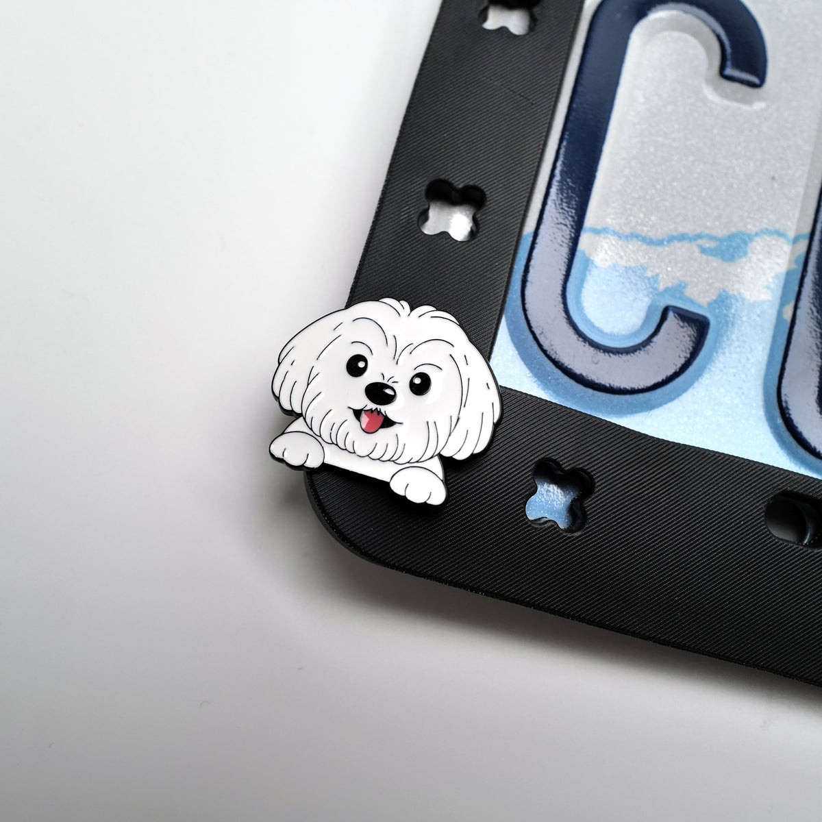 Dog lover DIY license plate frame and charm set product image 5