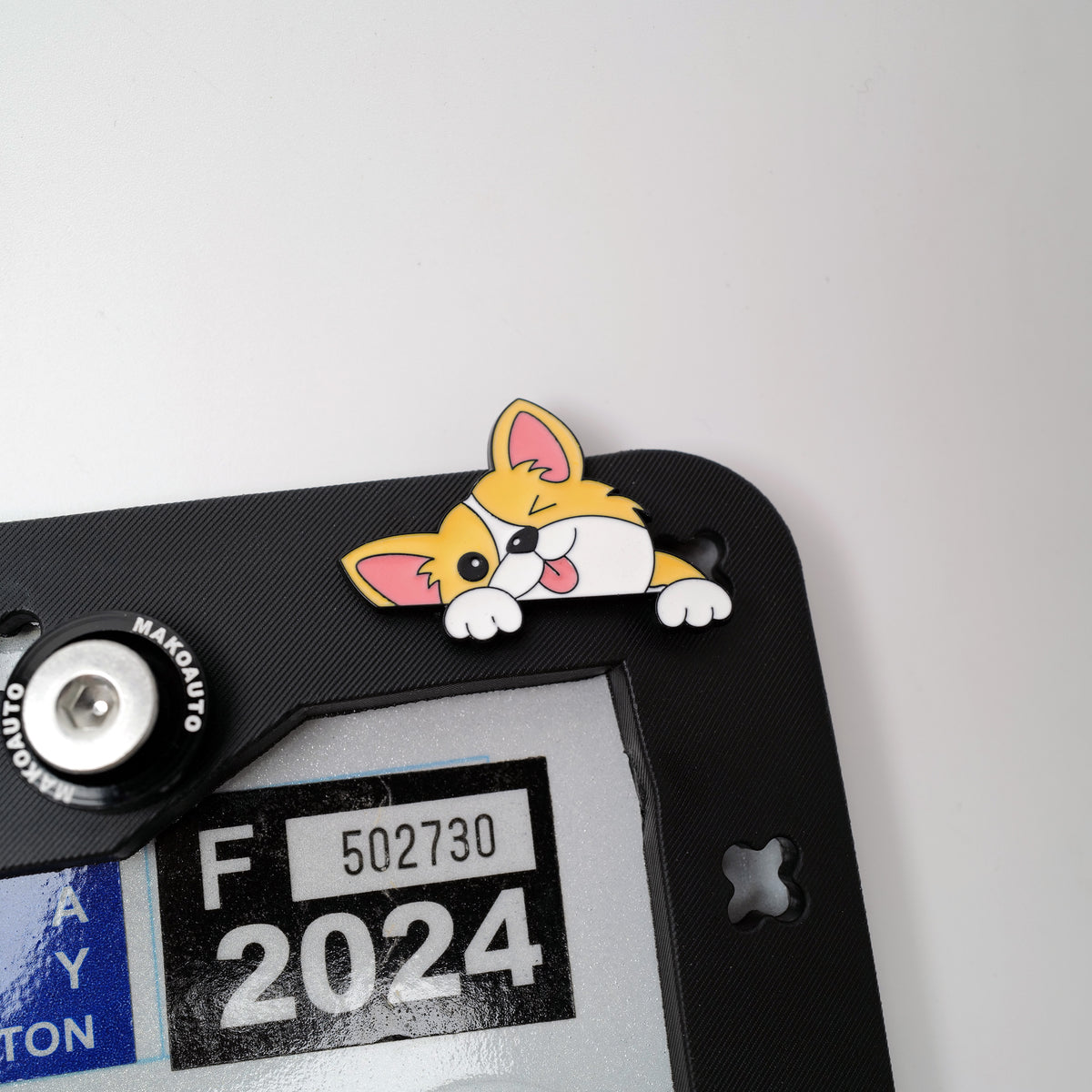 Dog lover DIY license plate frame and charm set product image 3