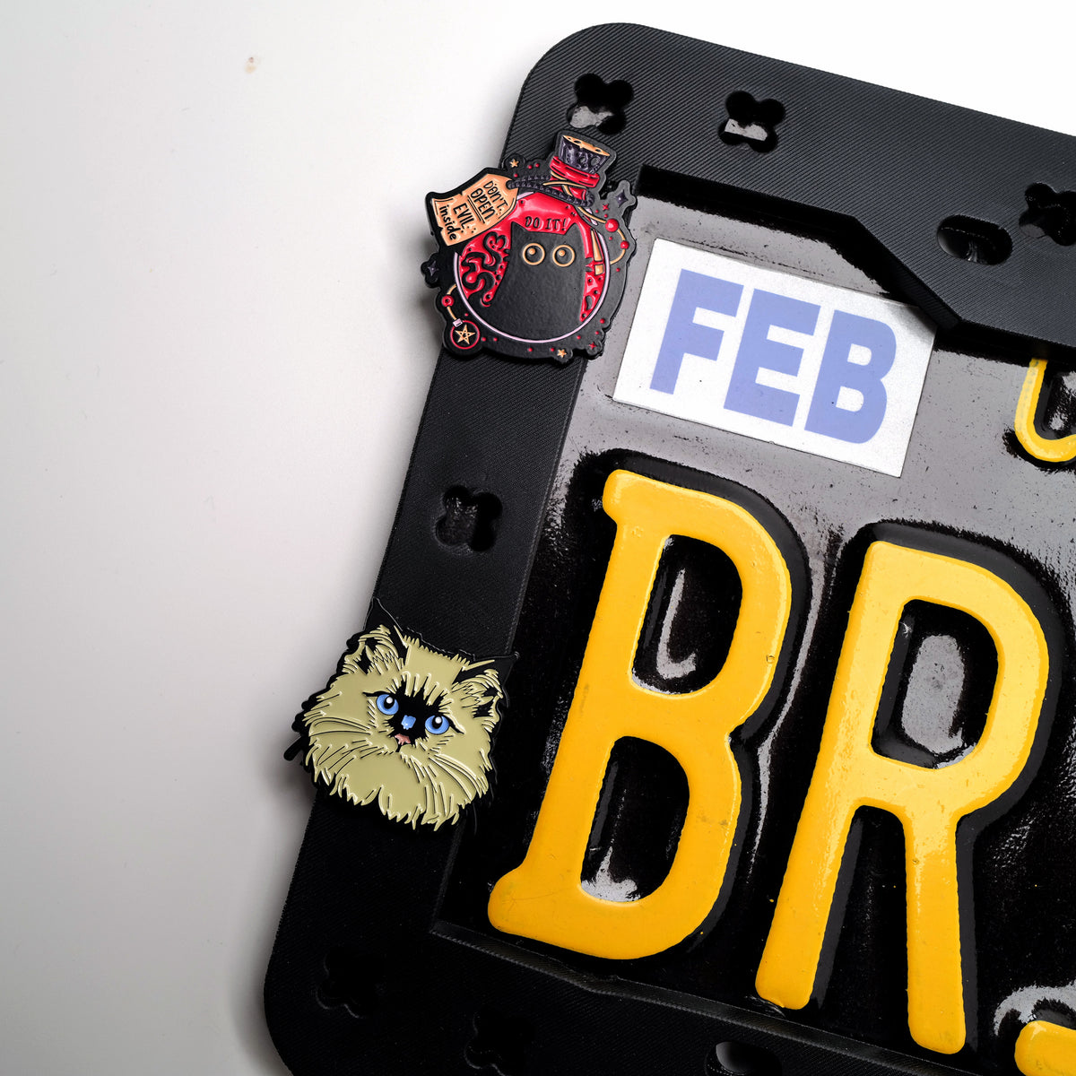 Cat DIY license plate frame kit product image 5