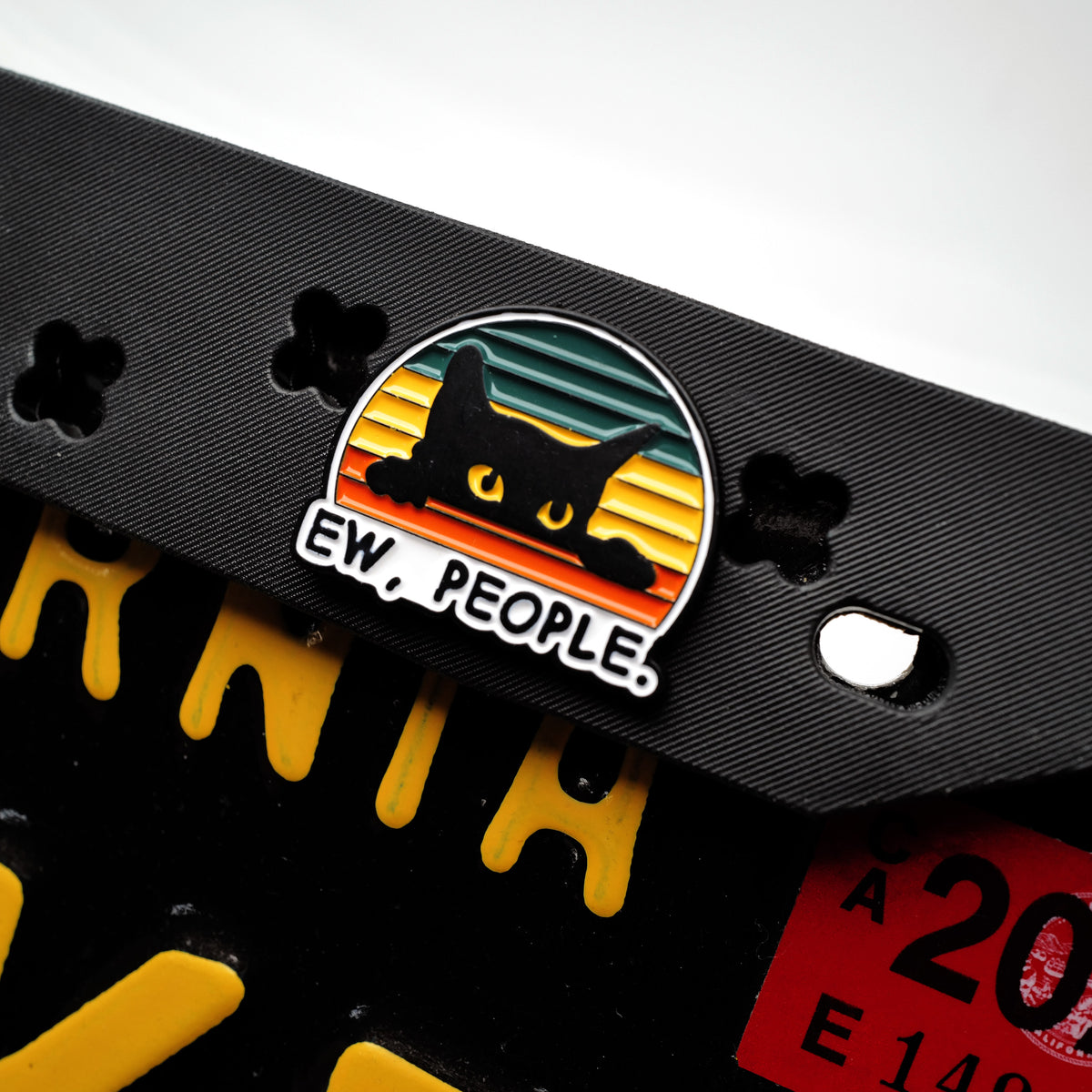 Cat DIY license plate frame kit product image 4
