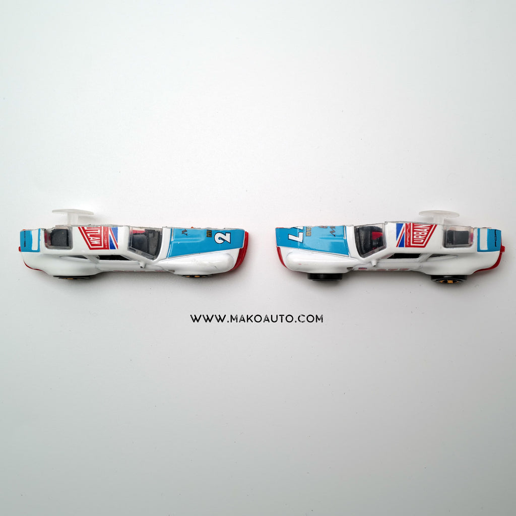 Makoauto "The 277 Legacy" Metal Series | Black DIY License Plate Frame + 3D Aluminum Vintage Racer Charms