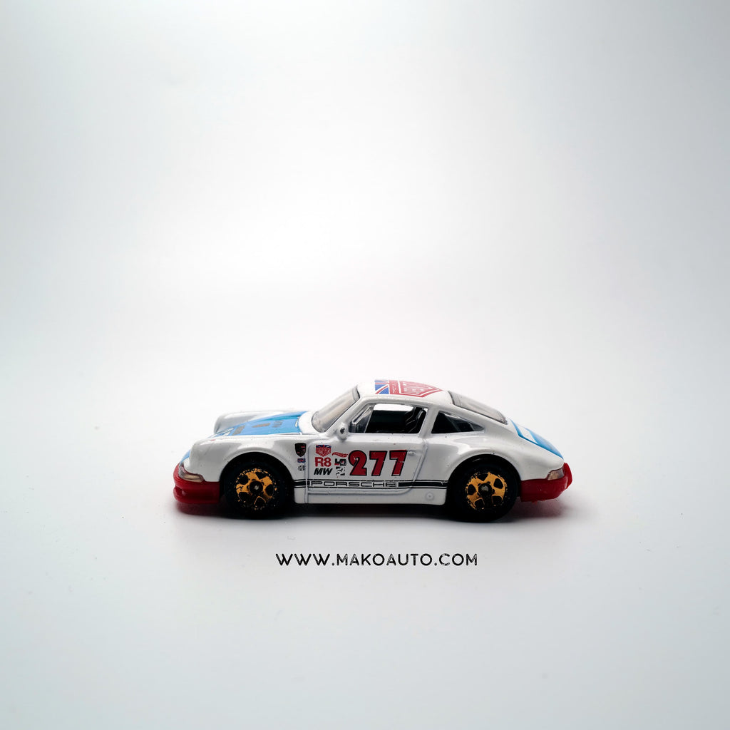 Makoauto "The 277 Legacy" Metal Series | Black DIY License Plate Frame + 3D Aluminum Vintage Racer Charms